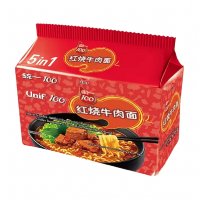 统一红烧牛肉面 5包