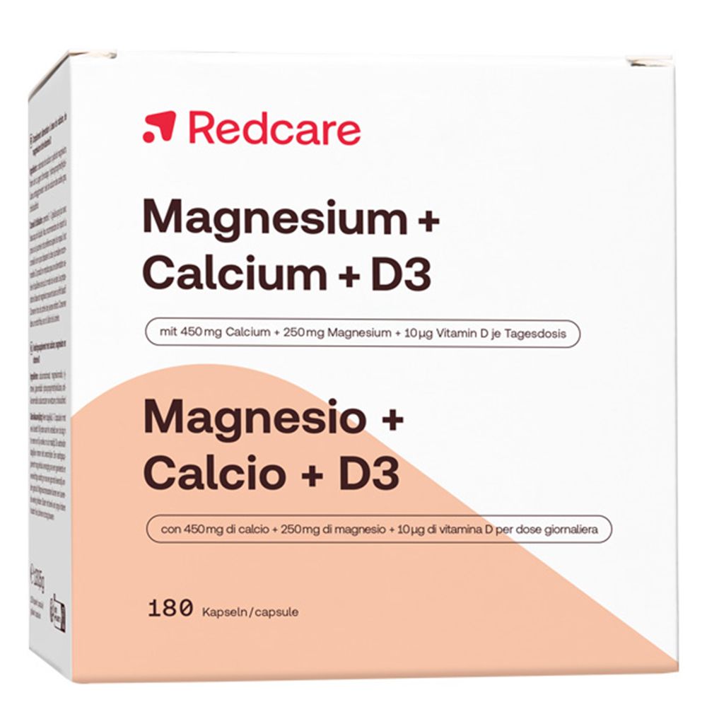 Redcare 镁 + 钙 + D3