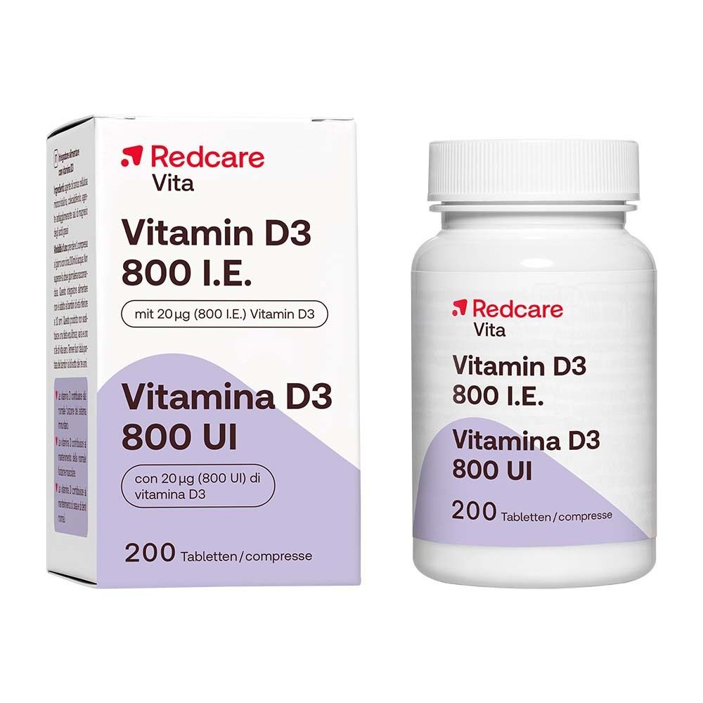 Redcare Vita 维生素 D3 800 U.I.