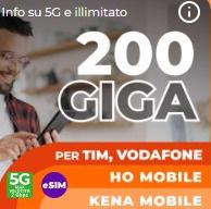 TIM / Vodafone 等主流网 200GB