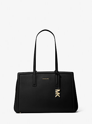 中号莱拉皮革手提包