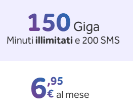 6.95€ 150G流量