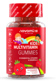 Novomins儿童复合维生素草莓味软糖30 粒