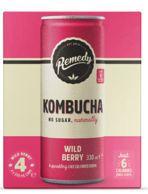 Remedy 野莓康普茶330ml*4