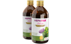 Hepafar 排毒饮料 - 肝脏清洁饮料，2 单位。
