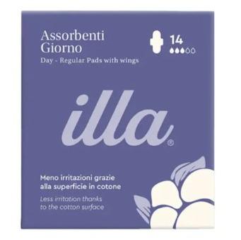 Illa Care 日用卫生巾(带护翼)14 片