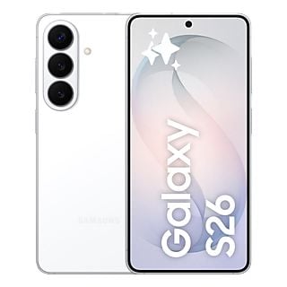 三星 Galaxy S26,白色,512 GB,12 GB RAM,6.3" FHD+,Exynos 2600,4300 mAh,Android 16