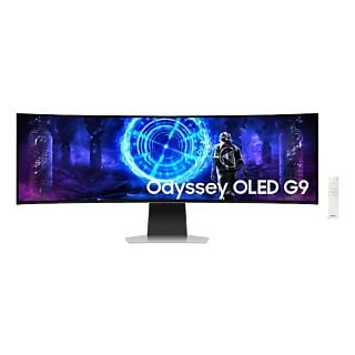 游戏显示器 - 三星 Odyssey G9 LS49DG954SUXEN, 49英寸 DQHD, 240赫兹, 0.03毫秒, OLED, FreeSync, 曲面屏