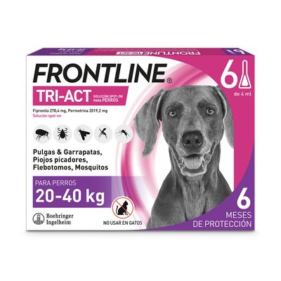 Frontline® Tri-Act 驱虫滴剂,适用于20至40公斤的狗