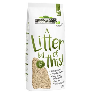 Greenwoods植物纤维猫砂