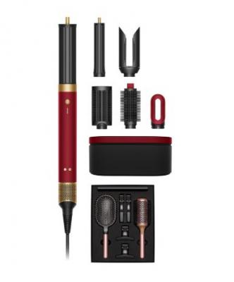 丝绒红多功能造型器 送价值115€的梳发造型夹套装