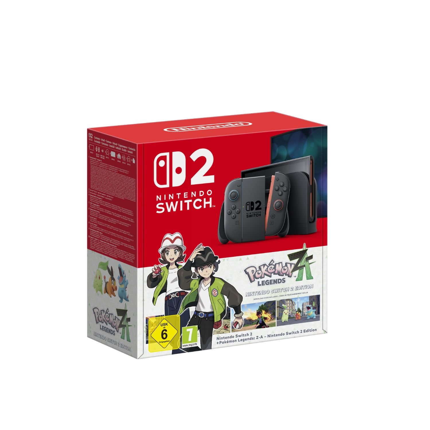 Switch 2 主机 + 游戏《宝可梦:Z-A》套餐
