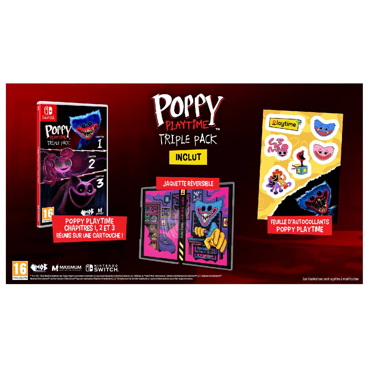 Poppy Playtime 三合一包 Switch MAXIMUM