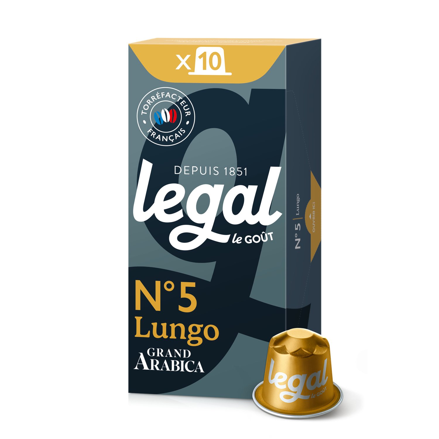 Lungo强度5兼容Nespresso®咖啡胶囊
