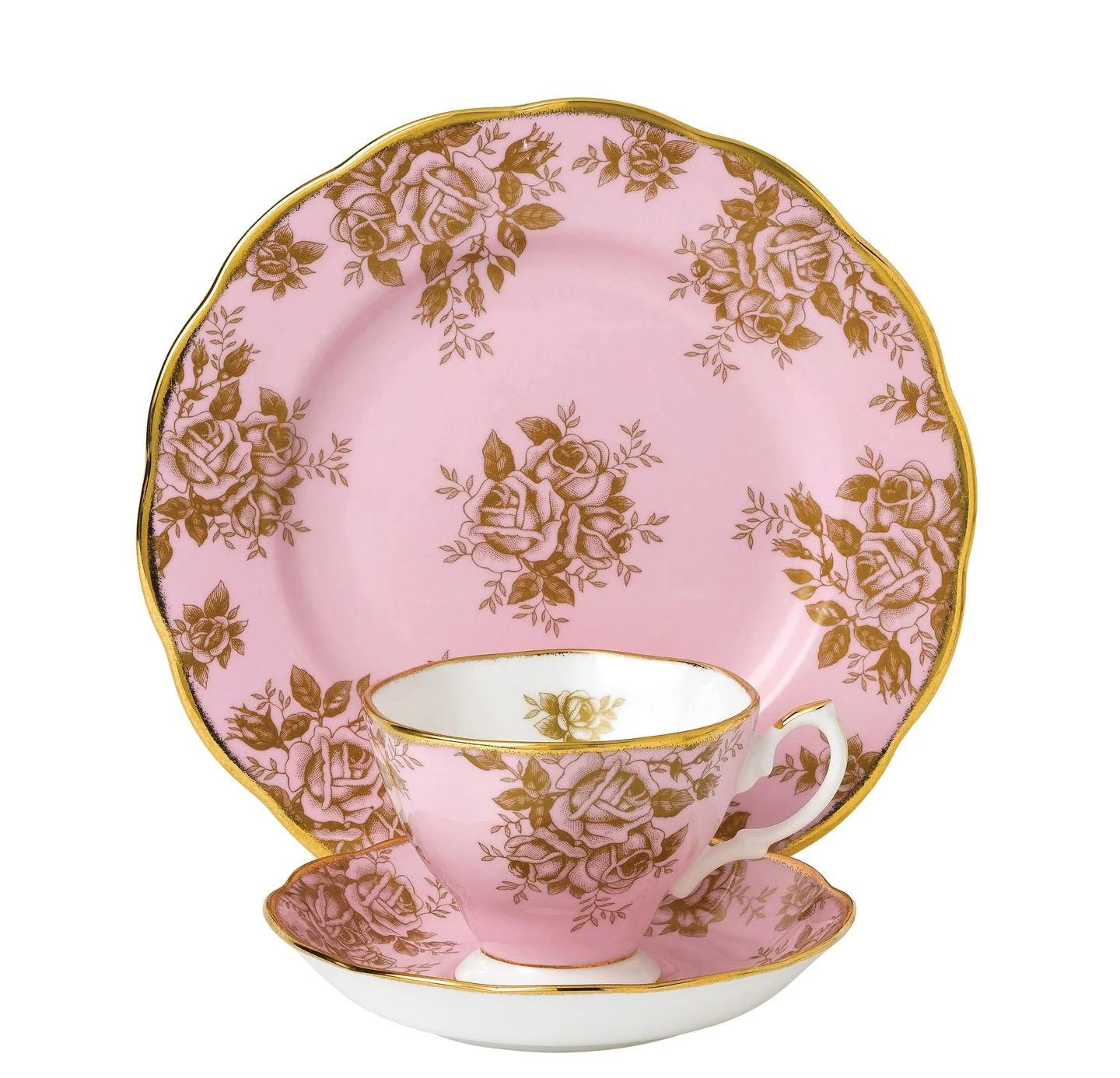 Royal Albert 1960金玫瑰三件套