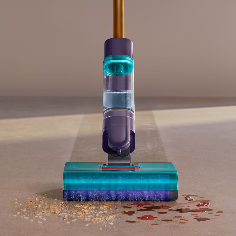Dyson Clean+Wash Hygiene 洗地机 · 普鲁士蓝亮铜