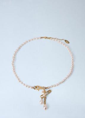 Small Claude 珍珠项链