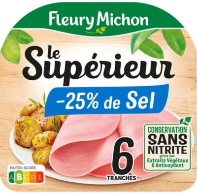Fleury Michon 减盐火腿 6 片装