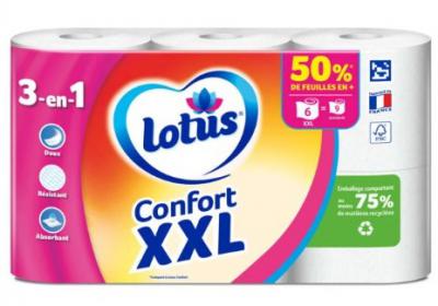 Lotus 加大款卫生纸 6 卷装