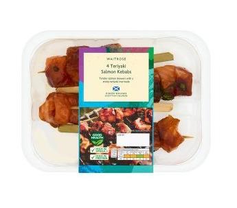 Waitrose 照烧三文鱼烤串 230g
