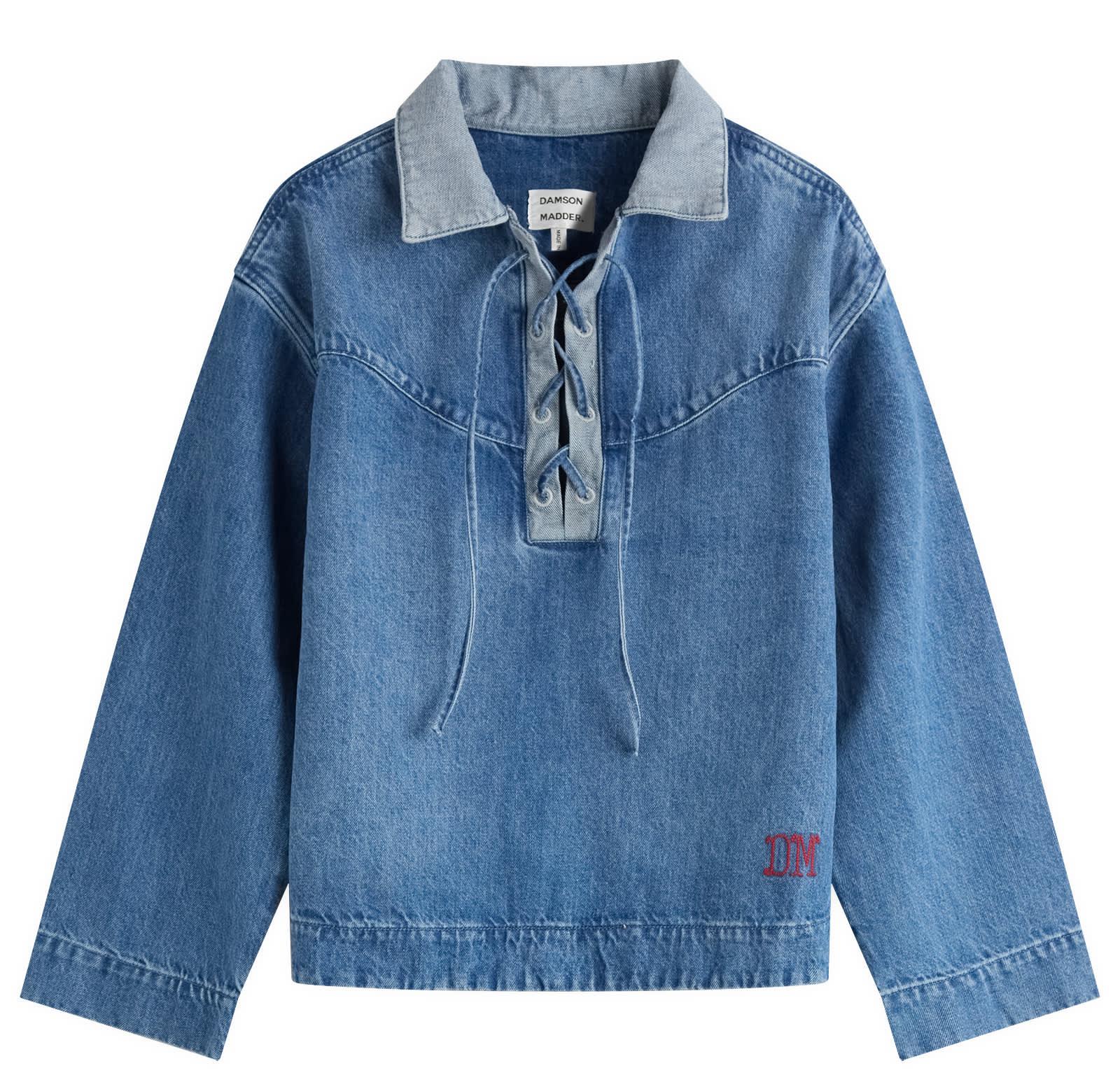 Damson Madder Scarlett 长袖Rugby衫