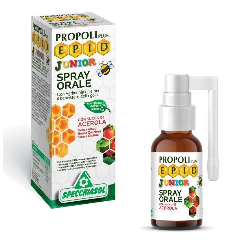 Epid Junior 椴树口腔喷雾，含锌和阿尔卑斯草药 15ml