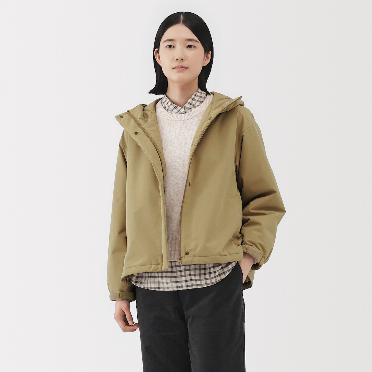 女性加厚连帽夹克