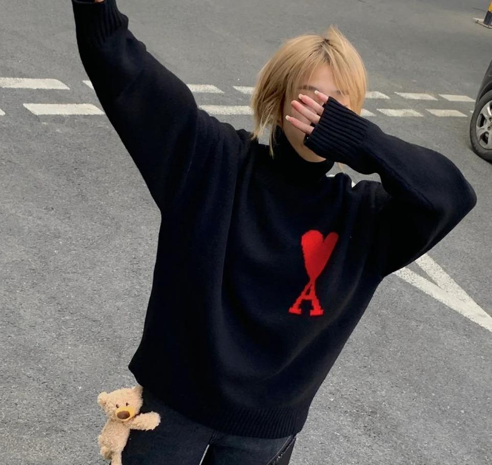 Ami Paris 针织衫黑色