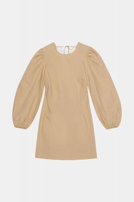 Cotton Poplin 露背连衣裙