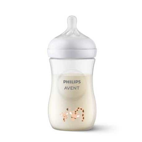 Avent 玻璃奶瓶 Air Free 长颈鹿款（260ml）