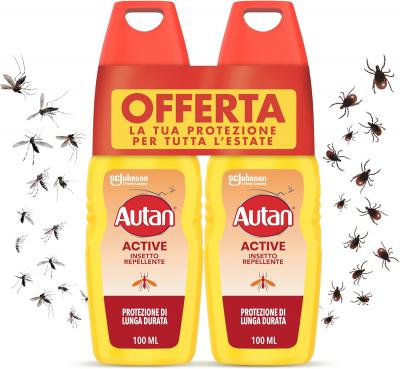 Autan Active Vapo 防蚊喷雾 2瓶装