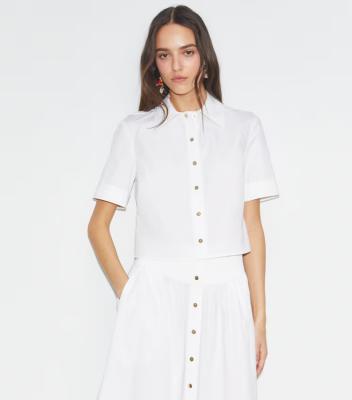 Poplin 短袖衬衫
