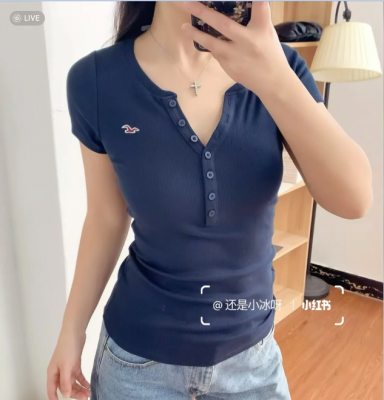 Icon 短袖亨利衫