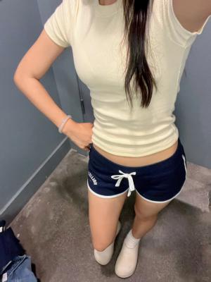 无缝圆领T恤 女士