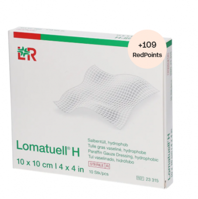 Lomatuell®  10 x 10 cm油纱布