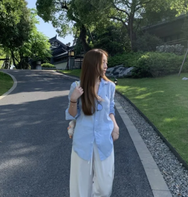  短袖牛津衬衫 儿童款