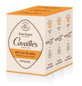 Cavailles超脂蜂蜜花蜜皂200g*3