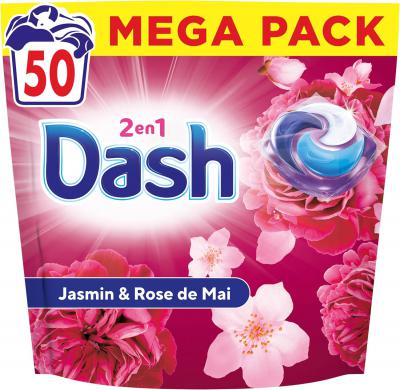 Dash 茉莉玫瑰香2合1洗衣凝珠型 50颗装