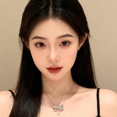 Volta 蝴蝶结项链 白色