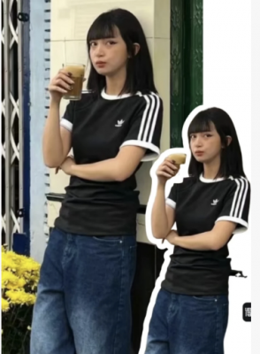 3-Stripes Slim 贴身T恤