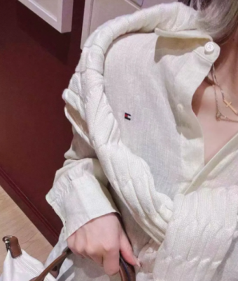 纯亚麻宽松半袖衬衫