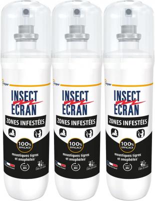 INSECT ECRAN 防蚊喷雾 3瓶装
