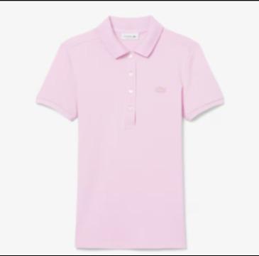粉色POLO衫