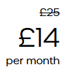Giffgaff £14 无限流量