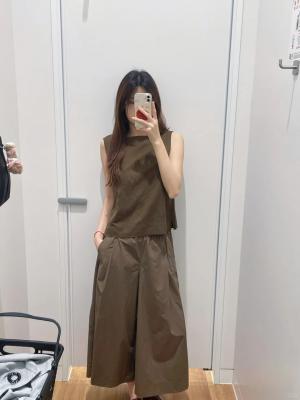 C系列 棉质阔腿裤