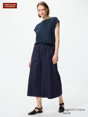 x Comptoir des Cotonniers 联名棉质阔腿裤