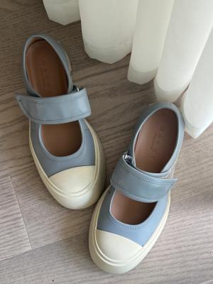 Marni Mary Jane 圆头休闲鞋