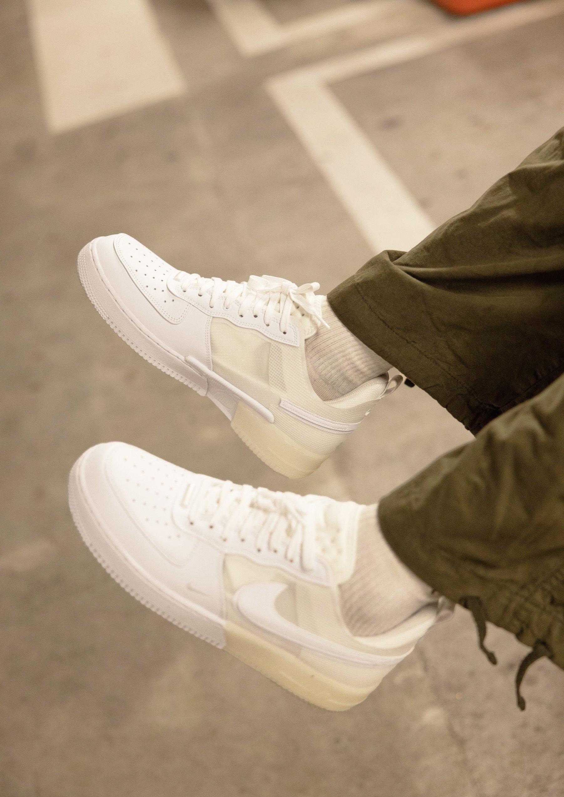 Air Force 1 React 低帮运动鞋 白色