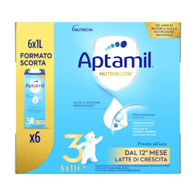 Aptamil3代液体成长奶粉 6*1000ml