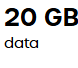 giffgaff 20GB+无限通话短信 £10